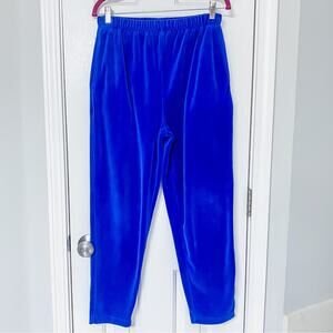 ON YOUR MARK ATHLETIC • Vintage Blue Velvet Sweatpants Bottoms